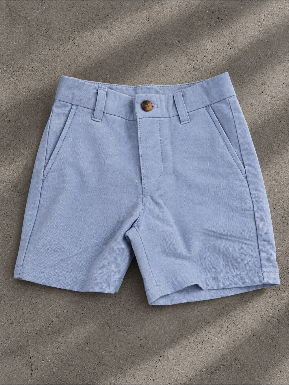 Janie and Jack Kid’s Light Blue Casual Cotton Shorts
